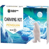 Studiostone Creative DIY Arts & Crafts Carving Kit Kids Adults Penguin Alabaster Sculpture Soapstone Studiostone Creative