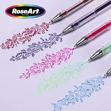 RoseArt Premium 100ct Gel Pen Set Great for Artists, Teachers, Students Featuring Classic, Neon, Pastel, Glitter, Metallic, Neon Glitter and Swirled RoseArt