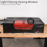 VIVO Extra Large Laser Engraver Enclosure with Exhaust Ports, Fire Retardant Laser Engraving Machine Protective Cover, Fits Large Lasers and Diode VIVO