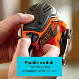 BLACK+DECKER 2.0 Amp Electric 1/4 Sheet Orbit Sander (BDEQS300) BLACK+DECKER