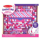 Melissa & Doug Created by Me! Sparkle & Shimmer Beads Wooden Bead Kit, 340+ Beads for Jewelry-Making Melissa & Doug