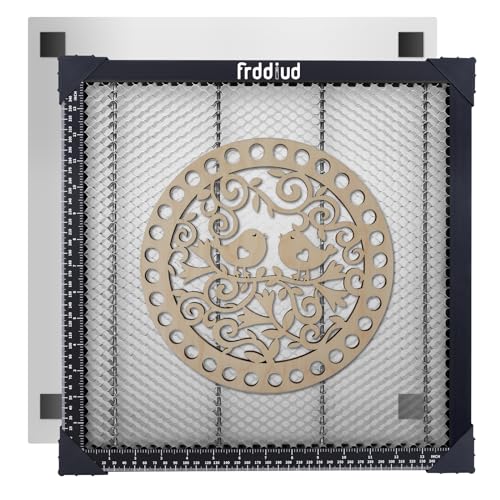 Frddiud Honeycomb Laser Bed, 15.7 x 15.7 x 0.8 inch laser cutting bed for CO2&Laser Engraving, with Aluminum Plate, Can Quickly Dissipate Heat and - WoodArtSupply