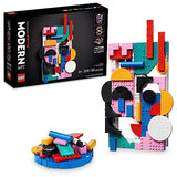 LEGO Art Modern Art 31210 Build & Display Home Décor Abstract Wall Art Kit, Birthday Gift Idea for Artistic People, Set for Teens or Adults Who Enjoy LEGO