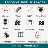 DecoArt Americana Decor Satin Enamels Acrylic Paint, Pure White, ADSA02, 8 fl oz, Jar (3 Pack) DecoArt