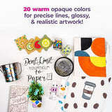 PINTAR Skin Tone Markers Medium Tip - Skin Tone Watercolor Paint Pens - Skin Tone Acrylic Paint Markers - Acrylic Paint Pens for Rock Painting, Wood, PINTAR