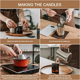 Natural Soy Wax for Candle Making 10 lb Bag Soy Wax Flakes,DIY Candle Wfmolcand