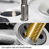 uxcell M6 x 0.75mm Metric Tap and Die Set, Machine Thread Screw Tap with Round Threading Die, Tap & Die Kit for Nut Screw Bolt Thread Repair uxcell