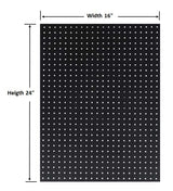 WallPeg Pegboard Wall Organizer Kit - (PK-5B) - 48" Wide - 2 Pegboard Panels & 36 Locking PegBoard Hooks - Garage Organization & Tool Organizer - WallPeg