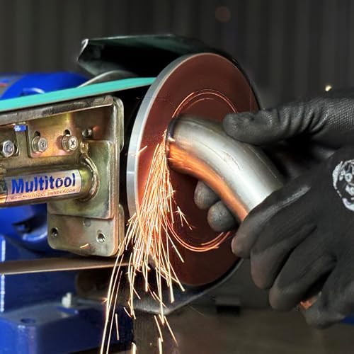 Multitool 2" x 36", 1 hp Industrial Belt Grinder, 8" Bench Grinder with Multitool Grinders Belt Attachment MULTITOOL GRINDERS