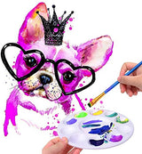 Hulameda Paint Tray Palettes, Plastic Paint Pallets for Kids or Students to Paints on School Project or Art Class-12pcs Hulameda