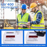 OXG 12 Pack Anti Fog Tinted Safety Glasses for Men, ANSI Z87.1 Safety Goggles Impact Scratch Resistant Eye Protection for Shooting, Work, OXG