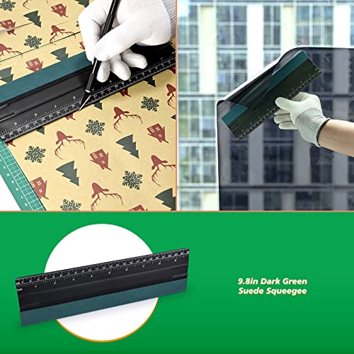 EHDIS Vinyl Squeegee Tool Window Tint Squeegee Tool 3PCS Big Size Felt Edge Vinyl Wrap Squeegee for Vinyl Graphic Decal Car Wrapping Applicator Large EHDIS