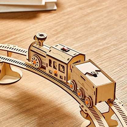 bennama 3D Wooden Puzzles Little Truck Train Model Kits Includes Engine & Track, Brainteaser and Puzzle for Christmas/Birthday,Gifts for Adults and - WoodArtSupply