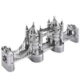 Piececool 3D Puzzles for Adults, London Tower Bridge Metal Models Kit, Famous Landmarks Architecture Building Blocks Models Kits, DIY Craft Toys Piececool