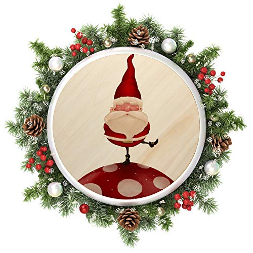 20 Pack 12 Inch Wood Circles for Crafts, CertBuy Unfinished Wood Rounds Wooden Cutouts for Door Hanger, Painting Crafts, Door Design, Wood Burning,