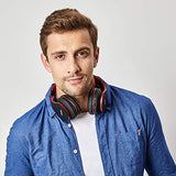 ZIHNIC Bluetooth Headphones Over-Ear, Foldable Wireless and Wired Stereo Headset Micro SD/TF, FM for Cell Phone,PC,Soft Earmuffs &Light Weight for ZIHNIC