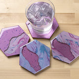 Mod Podge, River Set of 5 Coaster Kit, Surface for Epoxy, DIY Wood Pouring Supplies for Resin Arts and Crafts, 56934E Mod Podge