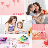 QUEFE 14000pcs, 136 Colors Clay Beads for Bracelet Making Kit Flat Round Polymer Clay Beads Spacer Heishi Beads for Jewelry Making with Pendant QUEFE