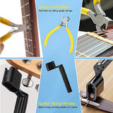 72 PCS Guitar Tool Kit for Set Up, Intonation Adjustment and Repair, Guitar Maintenance Kit for Guitar Bass Banjo and Ukulele, Guitar Gift for Guitar Giwaelro