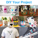 JR.WHITE 36 Pack Acrylic Paint Marker Pens for Rock Painting, Wood, Canvas, Ceramic, Glass, Fabric,Arts Crafts Supplies for Adults Kids-Fine Tip & JR.WHITE