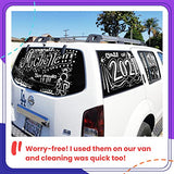 White Jumbo Chalk Markers - 15mm Window Markers | Pack of 2 White pens - Use on Cars, Chalkboard, Whiteboard, Blackboard, Glass, Bistro | Loved by Chalkola