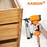 P625 23 Gauge Pneumatic Pin Nailer Accepts 3/8" to 1" Pin Nails, Headless Pinner/Pin Nail Gun for Cabinet, Windows, Doors, and Woodworking KIMSING