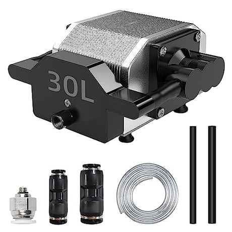 Air Assist for Laser Cutter and Engraver, Air Assist Pump Kit with Adjustable 30L/Min, Suitable for D1 Pro and D1 - Removes Smoke and Dust, Protects ANNOY TOOLS