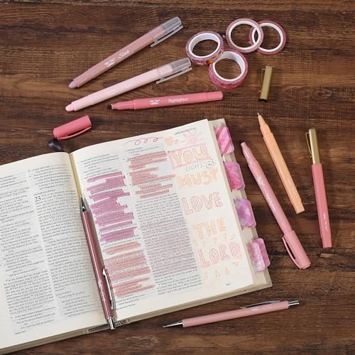 Mr. Pen- Bible Journaling Set (Selah Collection), Highlighters and Pens No  Bleed, Scripture Markers, Washi Tape, Bible Tabs, Christmas Gift