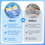 UOOU Crochet Kit, Penguin Crochet Kit for Beginners with Easy Yarn, Step-by-Step Video Tutorials, Complete Crochet Animal Kit, Knitting Kit for UOOU