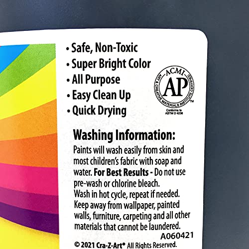 Cra-Z-Art Washable Poster Paint Black 1 Gallon, 128 Ounce (Pack of 1) Cra-Z-Art