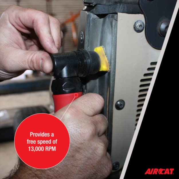 AIRCAT Pneumatic Tools 6320: Spot Sander and Polisher with Internal 1/8-Inch Orbital Head 13,000 RPM AIRCAT