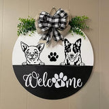 16 Pieces Dog Stencils Dog Paw Print Stencil Love Sunflower Heart Dog Stencils for Painting on Wood Reusable Painting Templates for DIY Crafts Boqon