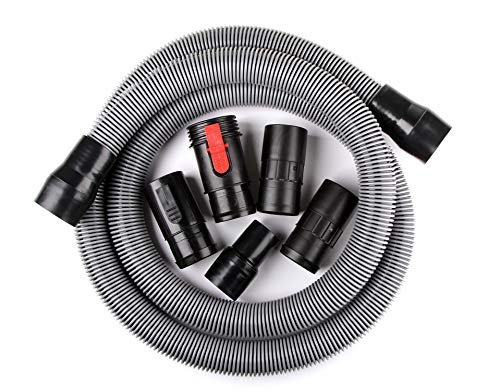 WORKSHOP Wet/Dry Vacs Vacuum Accessories , 1-7/8-Inch x 10-Feet Heavy Duty Contractor WS17823A Wet/Dry Vac Hose for Wet/Dry Shop Vacuums - WoodArtSupply