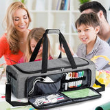 IMAGINING Carrying Case Bag Compatible with Cricut Maker, Maker 3, Explore Air 2, Explore 3, Large Opening Cricut Storage for Cricut Accessories and IMAGINING