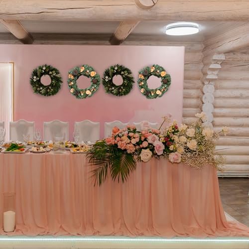 15PCS 12 Inch Wooden Floral Hoops for Crafts - Bamboo Craft Hoops Wood - Wooden Circle Hoops for Crafts DIY Dreamcatchers SHUESS