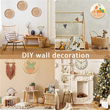 JOICEE 12PACK Wood Rounds for Crafts, 12 Inch Unfinished Wood Circles Discs for Door Hanger Sign Blank, Particle Board for Wreath Boards Crafts JOICEE