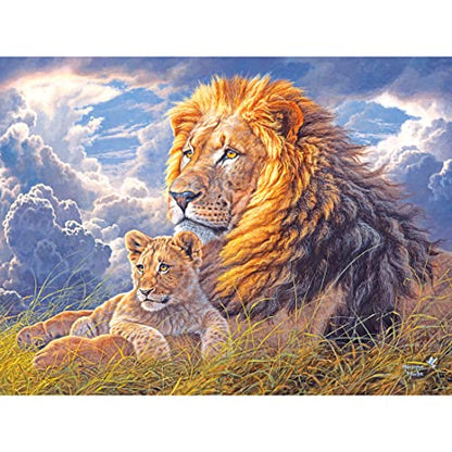 Cra-Z-Art - RoseArt - Abraham Hunter - Like Father Like Son - 500 Piece Jigsaw Puzzle - WoodArtSupply