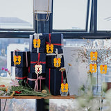 Unfinished Seahorse Shapes Wood/Heart-Shaped Wood DIY Craft Cutout Hanging Ornaments with Natural Twine for Christmas Wedding Birthday Party Zontween