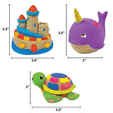 Made By Me Paint Your Own Sand Figurines by Horizon Group USA, Create Sand-Inspired Sculptures, Easy-to-Paint & Mess-Free Surfaces, Includes Acrylic Made By Me