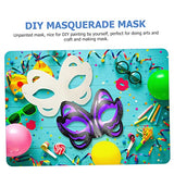 NOLITOY 50 Pcs Diy Hand Painted Mask Therian Mask Cosplay Blank Mask Kids Unfinished Masks Paintable Half Masks Blank Masks to Decorate Party Masks NOLITOY