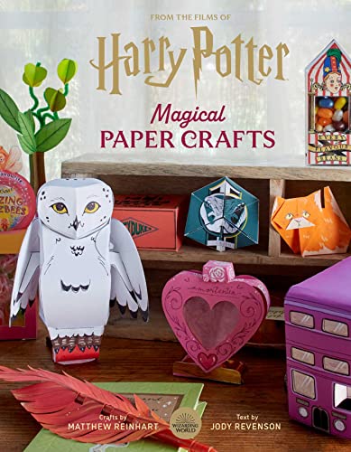 Harry Potter: Magical Paper Crafts: 24 Official Creations Inspired by the Wizarding World (Reinhart Studios) WoodArtSupply