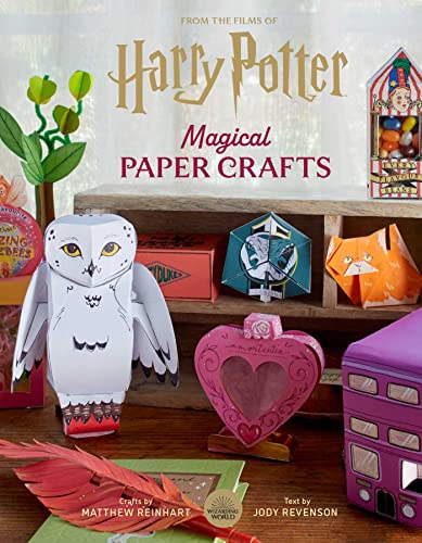 Harry Potter: Magical Paper Crafts: 24 Official Creations Inspired by the Wizarding World (Reinhart Studios) - WoodArtSupply