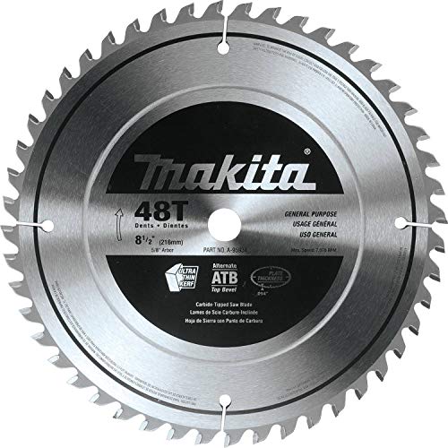 Makita A-95934 8-1/2-Inch 48T Carbide-Tipped Miter Saw Blade Makita