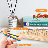 HEELWIRE Wooden Geoboard,Montessori Toy,Graphical Mathematical Education Toy for Kids with Pattern Cards and Rubber Bands to Figures and Shapes, HEELWIRE