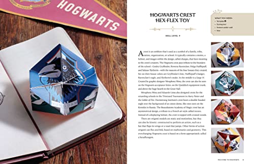 Harry Potter: Magical Paper Crafts: 24 Official Creations Inspired by the Wizarding World (Reinhart Studios) WoodArtSupply