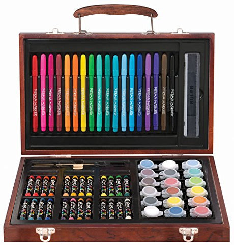 Art 101 Wood Art Set Toy (65 Piece) Art 101 USA