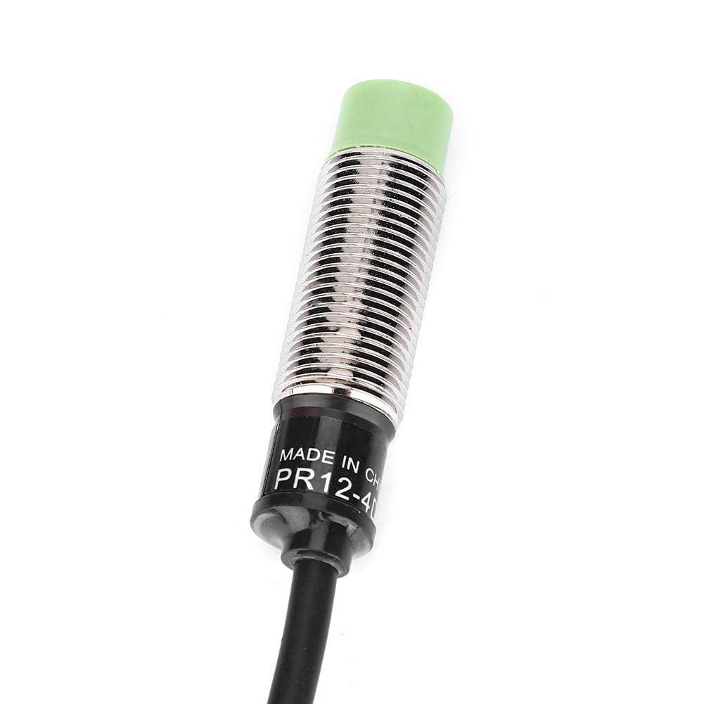 PR12-4DN Metal Inductive Proximity Sensor Switch 3-Wire NO NPN Wire Length 1.8m Enkelbruke