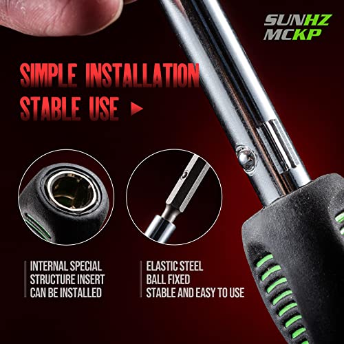 SUNHZMCKP 8 in 1 Screwdriver, Portable multi-purpose screwdriver set，High-Strength Bits, Phillips, Slotted, Torx，Suitable for outdoor and daily SUNHZ MCKP