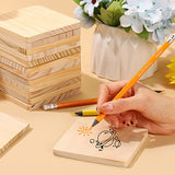 60 Pack Unfinished Wood Coasters, GOH DODD 4" Wood Slices for Nature Crafts & Wedding Decoration, Blank Coasters Wood Kit for DIY Architectural GOH DODD