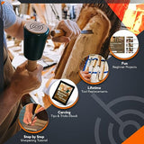 Schaaf Wood Carving Tools Set of 12 Chisels with Canvas Case | Wood Chisels for Woodworking | Wood Working Tools and Accessories | Wood Carving Schaaf Wood Carving Tools